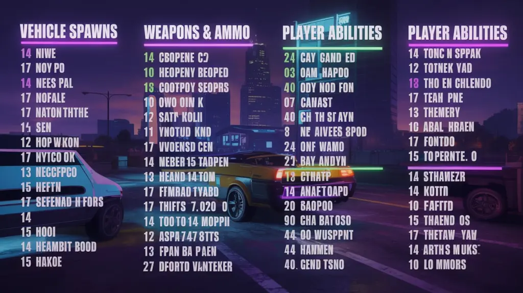 GTA 5 PC Cheats